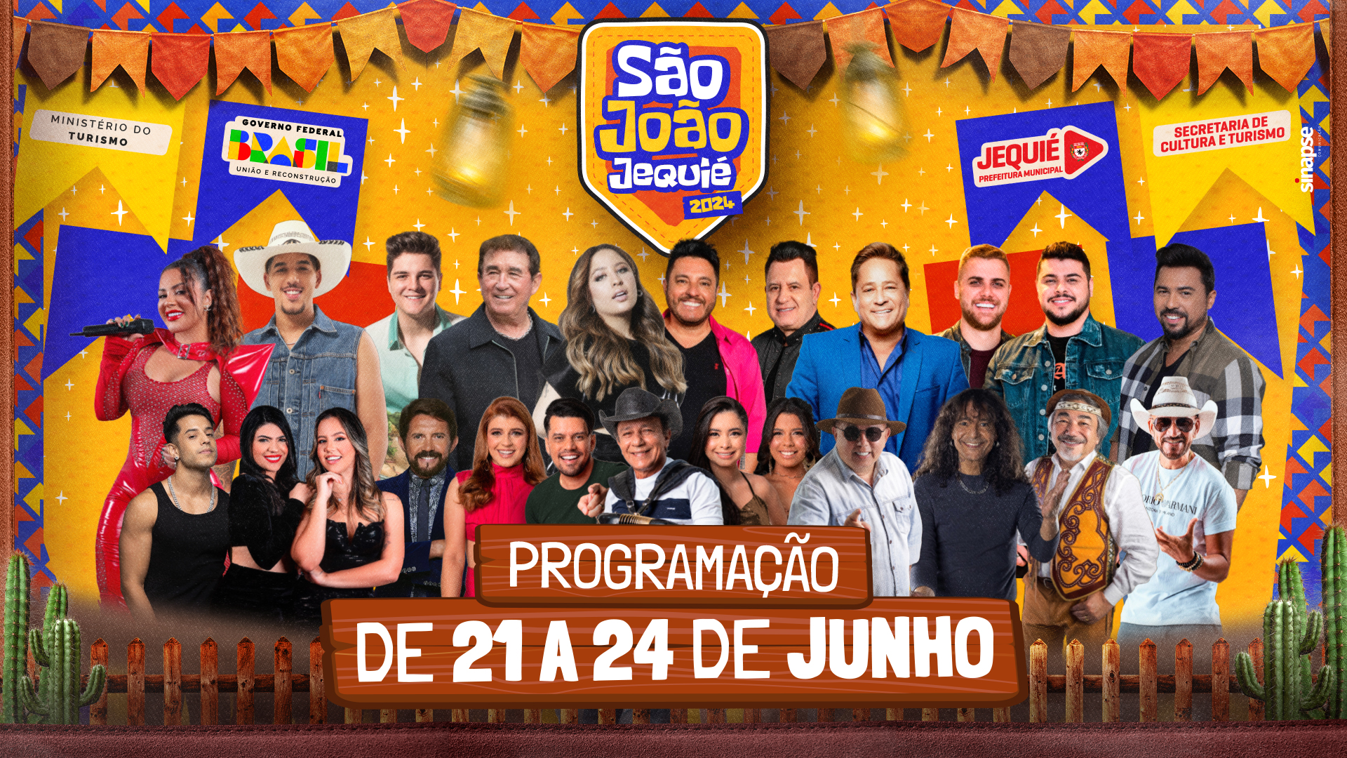Prefeitura de Jequié divulga dias das apresentações do São João da Praça da Bandeira